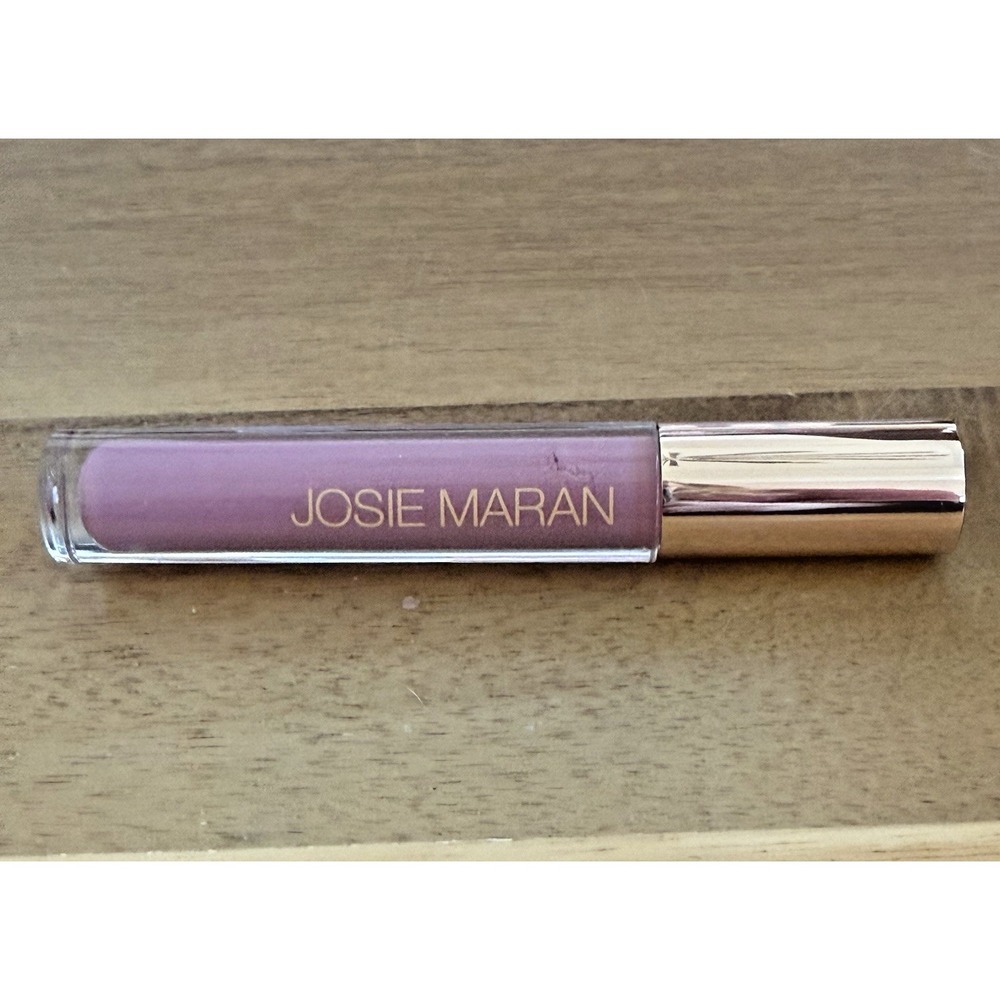 Josie Maran Argan Natural Volume Lip Gloss, PINK BLOOM, 0.10 fl‎ oz-NEW/ NO BOX